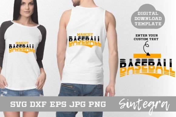 Baseball SVG Shirt Template: Crafts & Graphics
