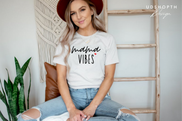 Mama Vibes SVG: Modern Graphics for Crafts