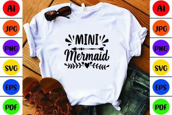 Mini Mermaid: Crafts Graphics for Blogs