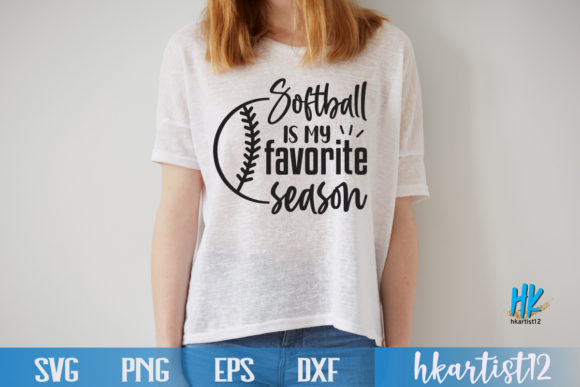 Softball is My Favorite Season SVG: Graphics for Crafts